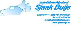 Rijschool logo van: Auto-Motorrijsch Sjaak Buijs